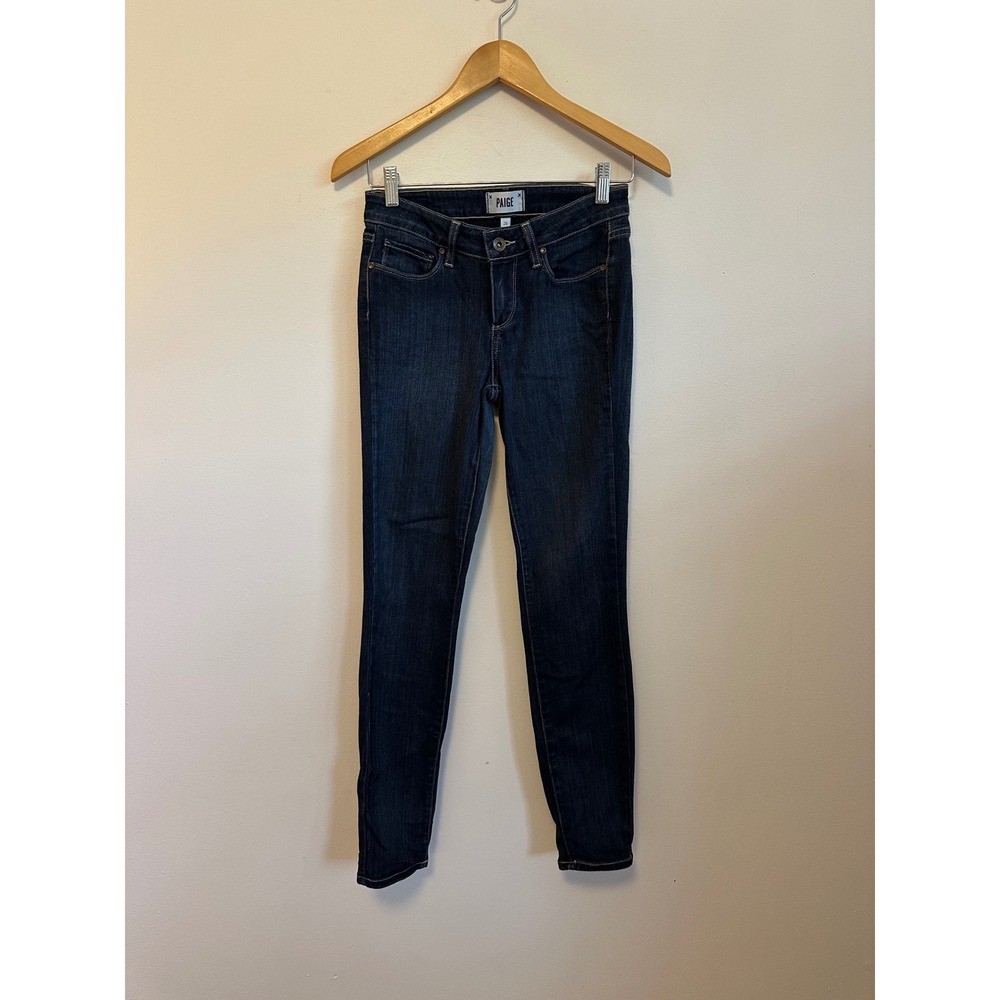 Paige Verdugo Ankle Dark Wash Skinny Jeans | Size 26